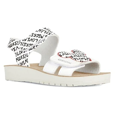 Abbildung von Geox Riemensandalette für Kinder, Größe: 30, White multicolor Schuhe