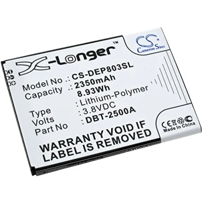 Abbildung von Akku kompatibel mit Doro Typ DBT 2500A, 3,8V, Li Ion
