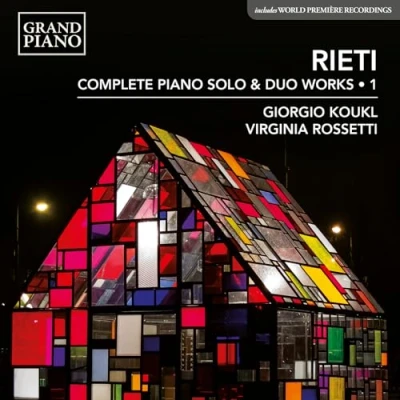 Abbildung von VITTORIO RIETI: Gesamtwerk für Klavier Solo &amp; Duo Vol.1