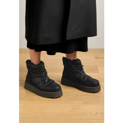 Abbildung von Tamaris Plateaustiefelette, Damen, Größe: 39, Black Schuhe