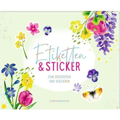 Abbildung von Stickerbuch Etiketten &amp; Sticker: Zum Dekorieren und Verzieren