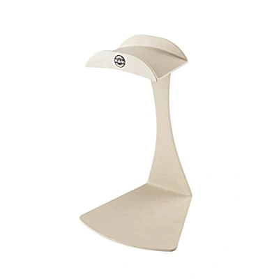 Abbildung von K&amp;M 16075 Kopfhörer Tischstativ Over Ear Sand Beige aus Stahl mit Gummiauflage und schlanker Silhouette