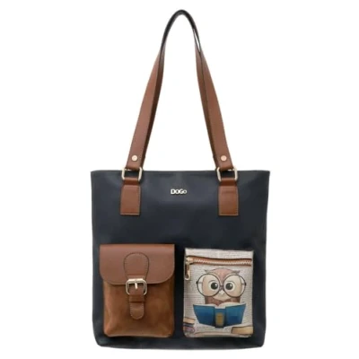Abbildung von DOGO Umhängetasche Damen The Wise Owl Vegan Handtaschen (Fashion) / Neutral,