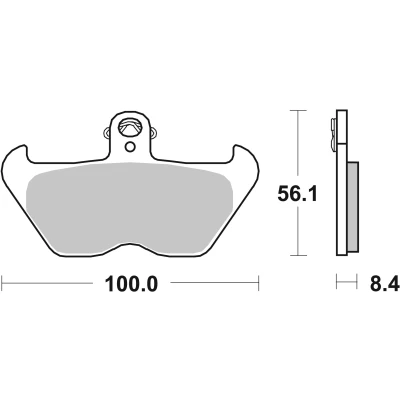Abbildung von BREMBO Carbon Ceramic, Road 07BB2407 Bremsbelagsatz vorne und hinten