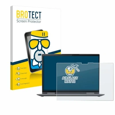 Abbildung von BROTECT Entspiegelungs Schutzglas für Lenovo ThinkPad X1 Yoga Gen 8 14″ Schutz Folie Panzerfolie Glas Matt [Extrem Kratzfest 9H, Anti Reflex]