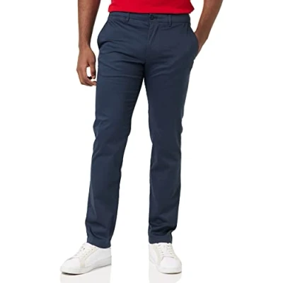 Abbildung von Tommy Hilfiger Herren Hose Denton Printed Structure Chino, Blau (Desert Sky), 32W / 34L