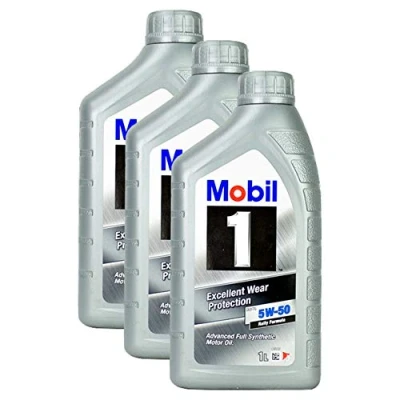 Abbildung von 3L 3 Liter Mobil 1 FS X1 5W 50 RALLY FORMULA Motoröl Öl PORSCHE A40 MB 229.3