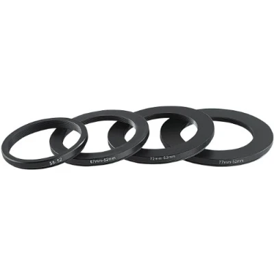 Abbildung von Somikon Objektiv Adapter: Adapterring 58 mm auf 52 (Foto Ring Adapter, Kamera Adapterring, Reiseadapter)