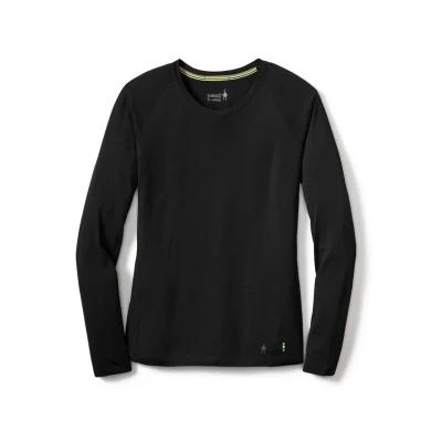 Abbildung von Smartwool Classic Allseason Merino Langarmshirt, Damen, Größe: Medium, Black