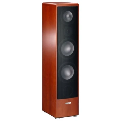 Abbildung von Canton Ergo 695 DC 3 Wege Bassreflex Standlautsprecher (200/350 Watt, Bi Wiring /Bi Amping Anschlussfeld) Kirsch (Stück)