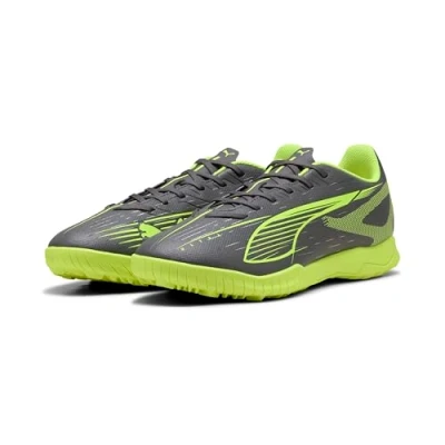 Abbildung von Puma Ultra 5 PLAY Fußballschuh Multinocken, Herren, Größe: 41, Matte aged silver/yellow alert Schuhe