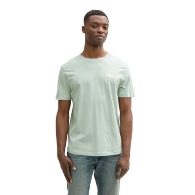 Abbildung von TOM Tailor Denim Tshirt basic, Herren, Größe: XL, Fresh mint green