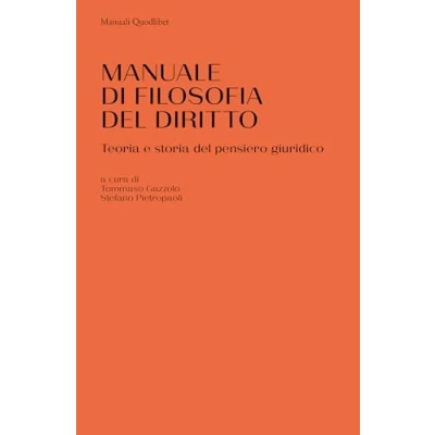Abbildung von Manuale di filosofia del diritto. Teoria e storia pensiero giuridico (Manuali)