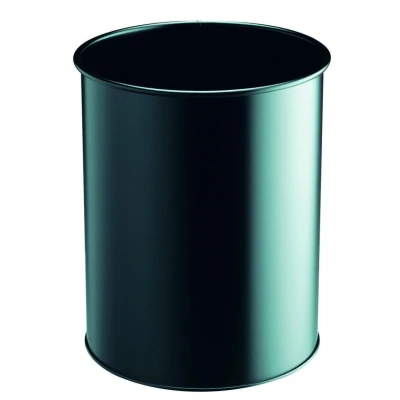 Abbildung von DURABLE Papierkorb, 15 Liter, Stahl lackiert