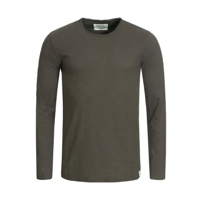 Abbildung von Indicode Jeans Longsleeve Willbur Langarmshirt, Herren, Größe: Medium, Anthracite