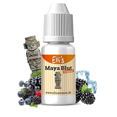 Abbildung von Ellis Aromen Maya Blut (Original) NATURIDENTISCHES Lebensmittelaroma Für Speisen &amp; Getränke 10 ml