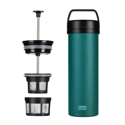 Abbildung von Espro P0 Ultralight Travel Coffee Press Evergreen, 470ml, 1 von FROG.coffee