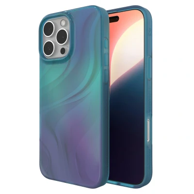 Abbildung von Apple iPhone 16 Pro Max Hülle MagSafe Recycelter Kunststoff ZAGG Hard Case/Backcover Handyhülle Blau Shockproof/Stoßfest