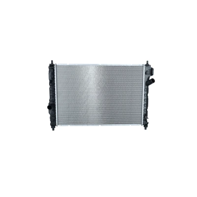 Abbildung von NRF 58505 Kühler, Motorkühlung Aluminium 600 415 16 Kühlrippen gelötet CHEVROLET: Aveo / Kalos Limousine, Schrägheck