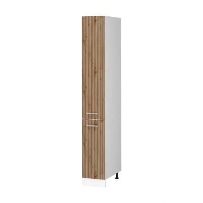Abbildung von Vicco Hochschrank R Line, Artisan Eiche/Weiß, 30 cm