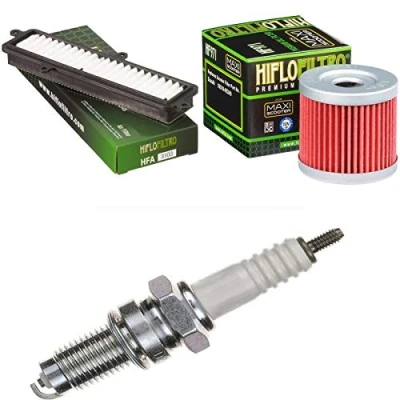 Abbildung von Luftfilter Ölfilter Zündkerze für UH 125 G Burgman Baujahr 2008 2013 Servicekit Wartungskit
