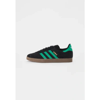 Abbildung von adidas Originals Gazelle Unisex Sneaker low, Größe: 35.5, Core black/court green/cloud white Leder/synthetik