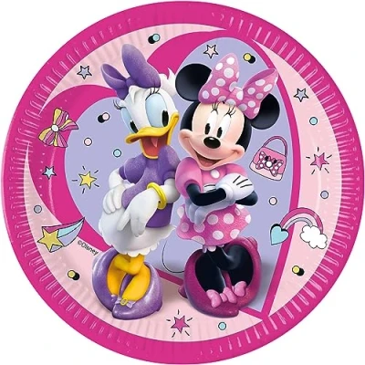 Abbildung von Minnie Mouse Junior Teller 23cm 8 Stück