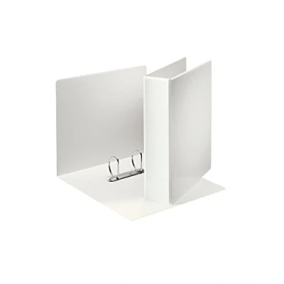 Abbildung von Esselte 49742 Ringbuch Präsentation, mit Taschen, A4, PP, 2 Ringe, 50 mm, weiß