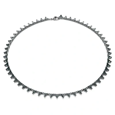 Abbildung von Swarovski Matrix ALL ARD Triangle Halskette, Damen, Größe: One Size, Gray