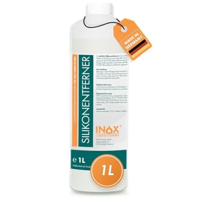 Abbildung von INOX® Silikonentferner 1l IX400 Der Silikonreiniger entfernt mühelos Fette, Öle &amp; Silikon Intensive Reinigung Wachsentferner für Autolack Besonders schonend