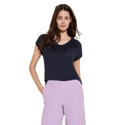 Abbildung von Street One LOOK Tshirt basic, Damen, Größe: 42, Blau