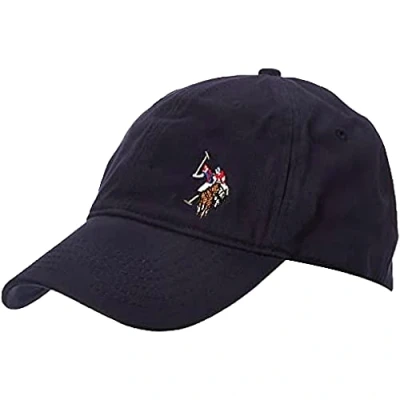 Abbildung von Concept One Unisex US Polo Assn. Baseballmütze für Erwachsene, Baumwolle, verstellbar, mit gebogener Krempe und gesticktem Pferde Logo Baseballkappe, Navy, Einheitsgröße