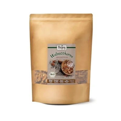 Abbildung von Biojoy BIO Walnusskerne Bruch (1 kg), roh, Walnüsse ohne Schale (Juglans regia)