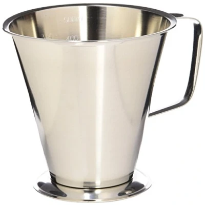 Abbildung von neoLab Edelstahlmensur mit Griff, 500 mL Volumen