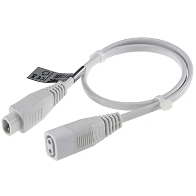 Abbildung von LED Küchen Unterbau Leuchte, Regalleuchte I verlängerbar 230V inkl. Montageclips und 1m Steck Zuleitung (Kabel, 0,5m)