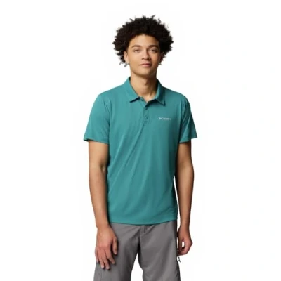 Abbildung von Columbia Men&#039;s Zero Rules Light Polo, Technical Polo Shirt, River Blue, S