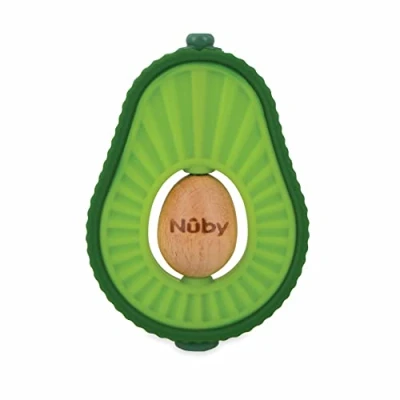 Abbildung von Nuby Avocado Muncher Beißringe, Beißspielzeug