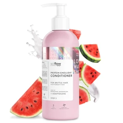 Abbildung von So!Flow Conditioner Haar Porositätspflege Belebt sprödes mit Centella Asiatica Extrakt Repariert Schäden für wunderschönes, widerstandsfähiges Haarpflege Damen Spülung Haare