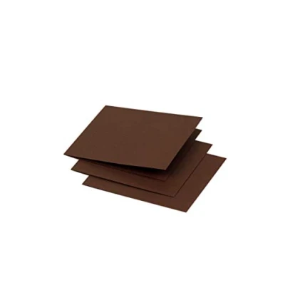 Abbildung von Clairefontaine 16142C Packung (mit 25 Doppelkarten Pollen, Gefaltet, 116 x mm) 210g, schokokoladenbraun