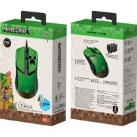 Abbildung von Razer Cobra Minecraft Edition Leichte kabelgebundene Gaming Maus 8500 DPI Sensor (58g, optische Mausschalter 3th Gen, Chroma Beleuchtung mit Gradient Underglow, Speedflex Kabel)