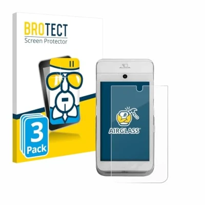 Abbildung von BROTECT Schutzglas für CCV Mobile A920 (3 Stück) Schutzfolie Panzer Folie Glas [Extrem Kratzfest 9H, Anti Fingerprint, Ultra Transparent]
