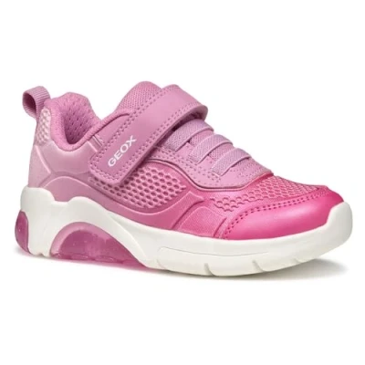 Abbildung von Geox Light UP J Fadinlight GIRL Sneaker low für Kinder, Größe: 25, Pink/fuchsia Schuhe
