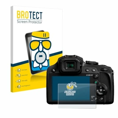 Abbildung von BROTECT Entspiegelungs Schutzglas für Panasonic Lumix DC FZ82 / FZ82D Schutz Folie Panzerfolie Glas Matt [Extrem Kratzfest 9H, Anti Reflex]