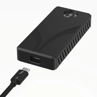 Abbildung von Sabrent Rocket XTRM Plus 2TB Thunderbolt 3 Portable SSD Externer Hochgeschwindigkeitsspeicher, Robustes Aluminium, USB C kompatibel, 2700MB/s, Bus Powered, Plug &amp; Play (SB XTMP 2TB)