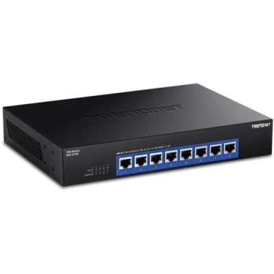 Abbildung von TRENDnet TEG S708 8 Port 10G Switch, x RJ 45 Ports, 160 Gbit/s Schaltleistung, Rackmontage, 10 Gigabit Netzwerkports, Schwarz