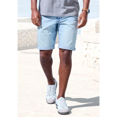 Abbildung von John Devin Jeansshorts 5 Pocket Shorts, aus elastischer Denim Qualität