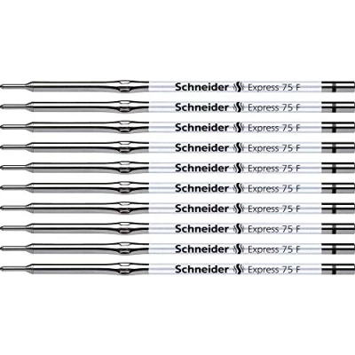 Abbildung von Schneider Express 75 F Kugelschreiber Mine (dokumentenecht) 10er Packung schwarz