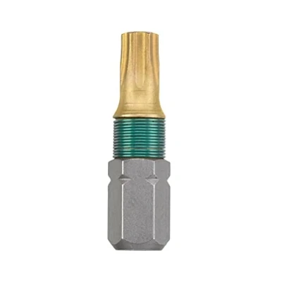 Abbildung von kwb 2 Bits 25 mm Torx T25 Titan 124225 (TiN, TQ 60 Stahl, ISO 1173, Antrieb C6.3), er Pack