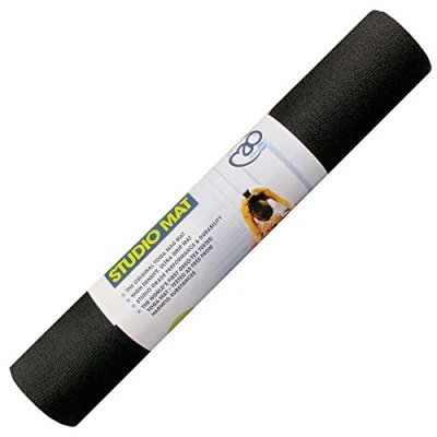 Abbildung von Fitness Mad Ywarriorii4 blk Yoga Warrior II Matte, 4 mm, Schwarz, Einheitsgröße