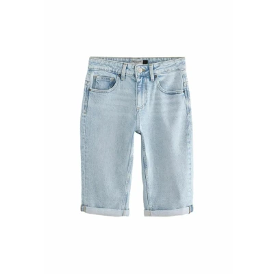 Abbildung von Next KNEE Length Bermuda Jeans Shorts, Damen, Größe: 36, Bleach